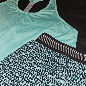 Athletic Bundle: Old Navy Leggings And Tank With Everlast Shorts
